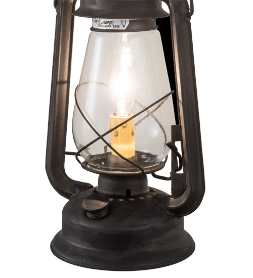 17"W Miners Lantern Wall Sconce