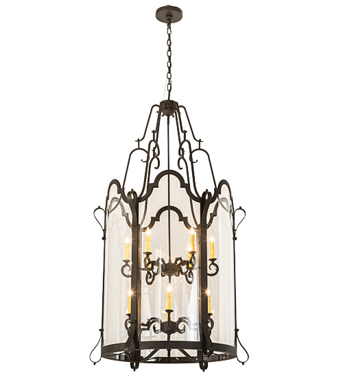 33"W Dubrek 12 Lt Foyer Lantern