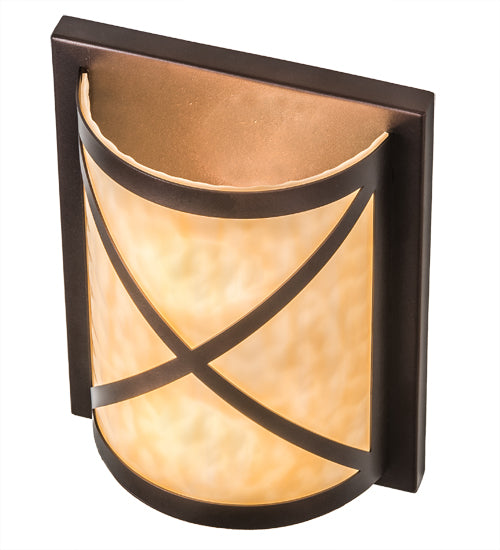 9" Wide Whitewing Wall Sconce