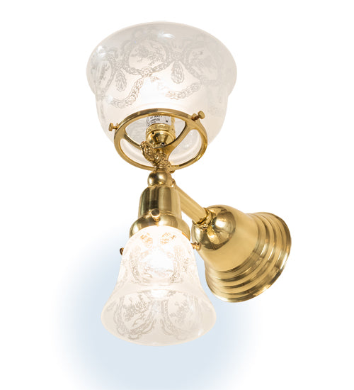 7.5" Wide Revival Gas & Electric 2 Light Wall Sconce