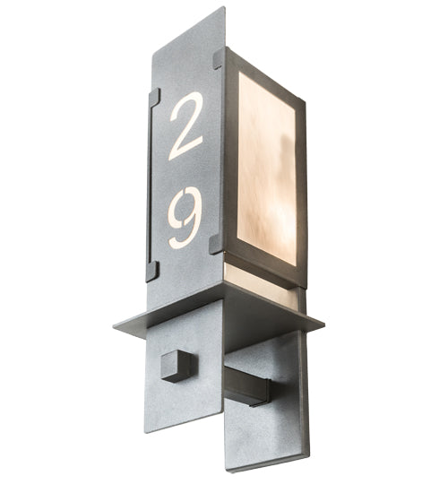 6.5" Wide Personalized Estructura Wall Sconce