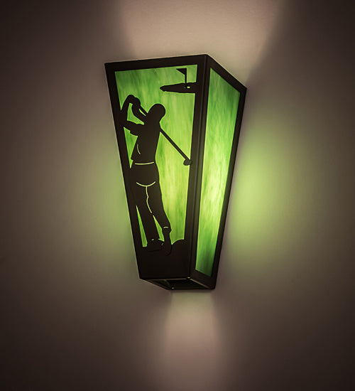 6" Wide Golf Wall Sconce