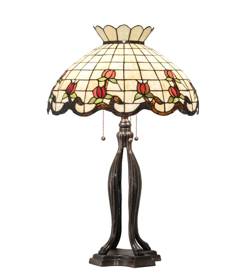 31.5"H Roseborder Table Lamp