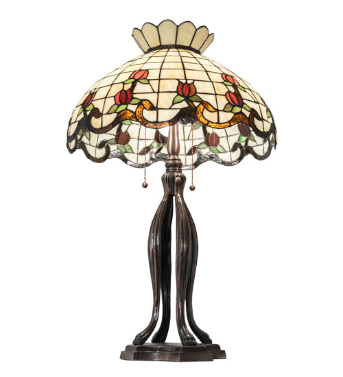 31.5"H Roseborder Table Lamp