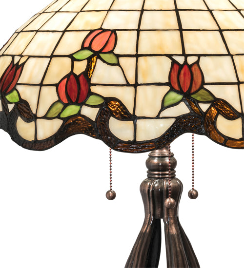 31.5"H Roseborder Table Lamp