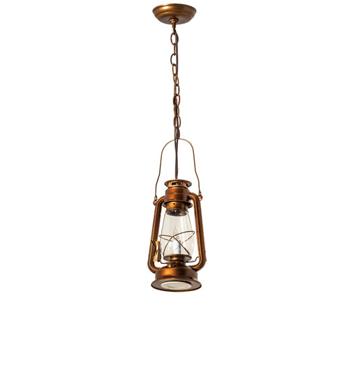 7" Wide Miners Lantern Mini Pendant