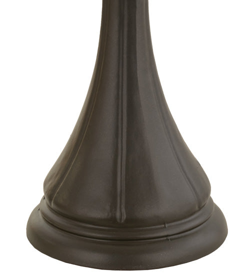 23"H Fluted 2 Lt Table Base