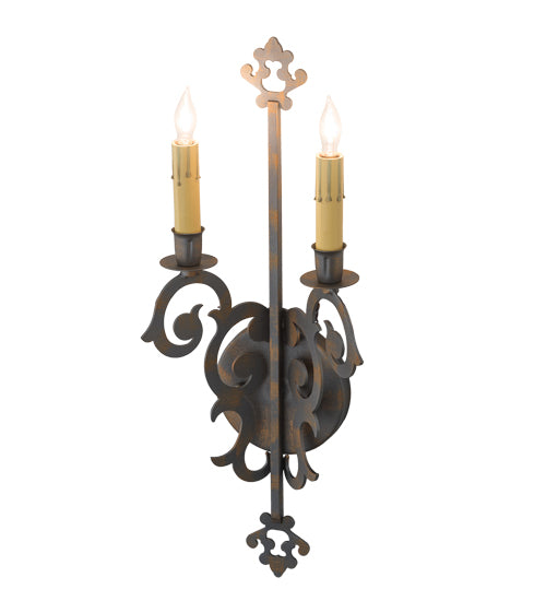 8"W Aneila 2 Lt Wall Sconce