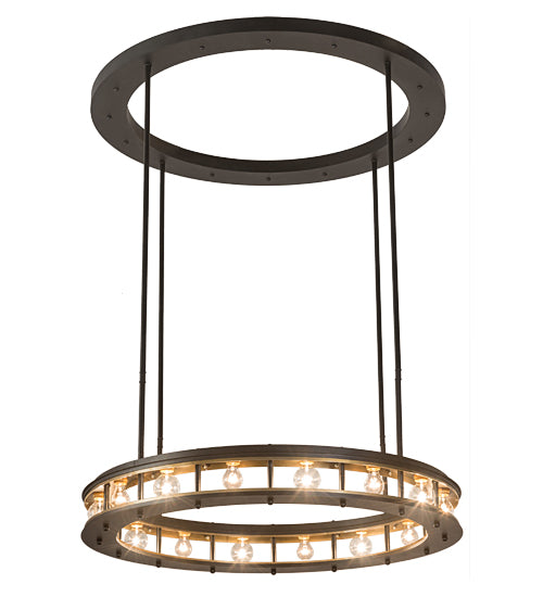 49" Wide Alva Cilindro 16 Light Pendant