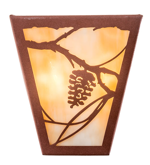 7" Wide Whispering Pines Wall Sconce