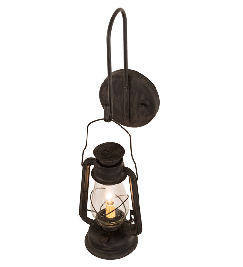 7"W Miners Lantern Wall Sconce