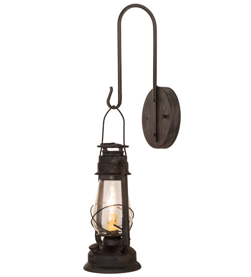 7"W Miners Lantern Wall Sconce