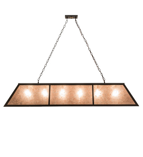 70"L Tri-Panel Oblong Pendant