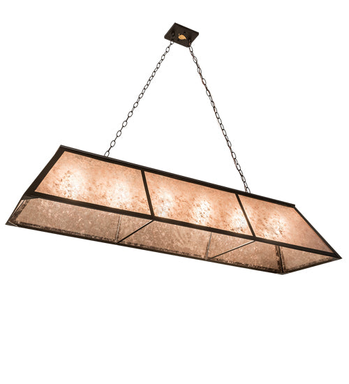 70"L Tri-Panel Oblong Pendant