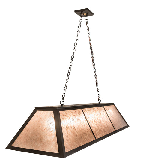 70"L Tri-Panel Oblong Pendant