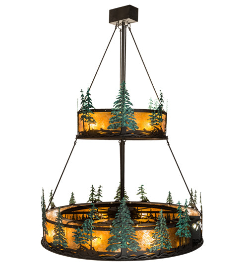 55" Wide Tall Pines Two Tier Chandel-Air