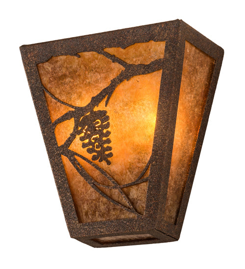 7"W Whispering Pines Wall Sconce