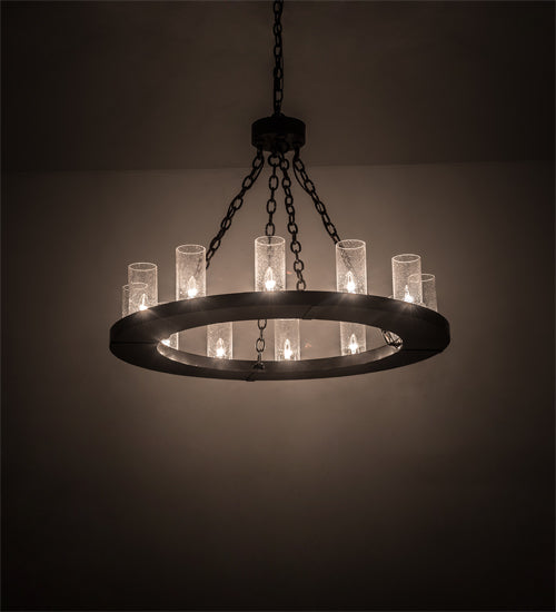 36" Wide Loxley 12 Light Chandelier