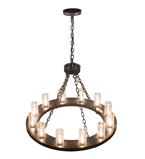 36" Wide Loxley 12 Light Chandelier