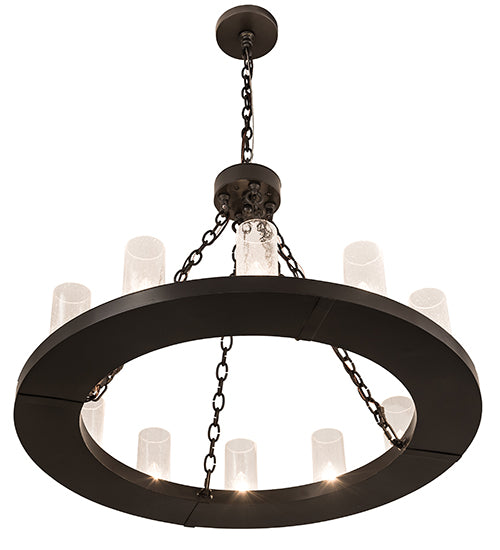 36" Wide Loxley 12 Light Chandelier