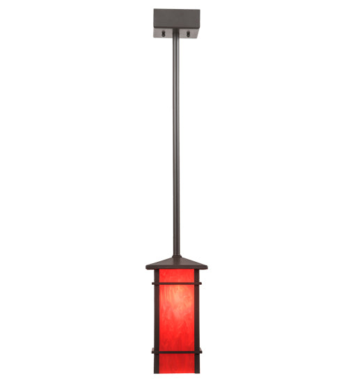 6.5"Sq Quadrato Firebird Mini Pendant