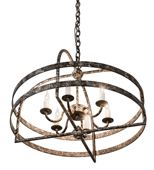 22" Wide Aldari 6 Light Chandelier