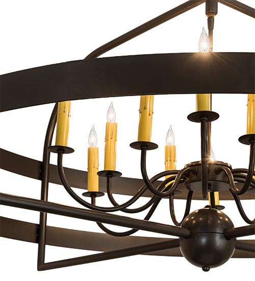 48" Wide Aldari 12 Light Chandelier