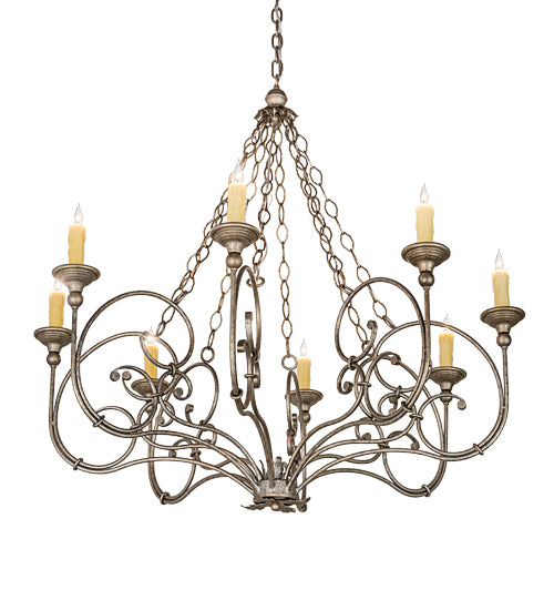 42" Wide Rachelle 8 Light Chandelier