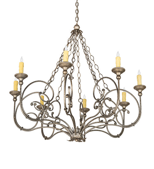 42" Wide Rachelle 8 Light Chandelier