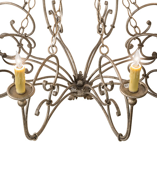 42" Wide Rachelle 8 Light Chandelier