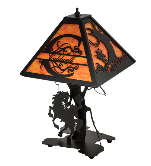 12.5" Wide Personalized Headless Horseman Table Lamp