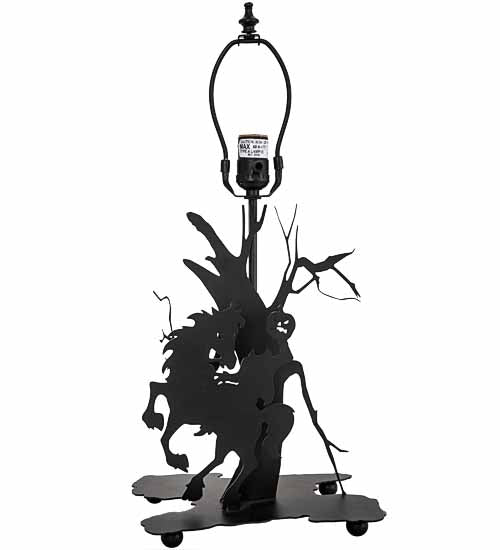 12.5" Wide Personalized Headless Horseman Table Lamp