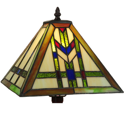 17.5" High Prairie Wheat Table Lamp