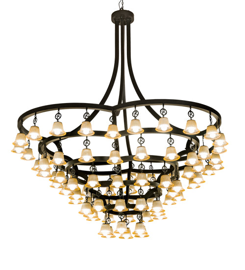 114" Wide Cretella 86 Light Chandelier