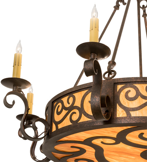 36" Wide Delano 8 Light Chandelier