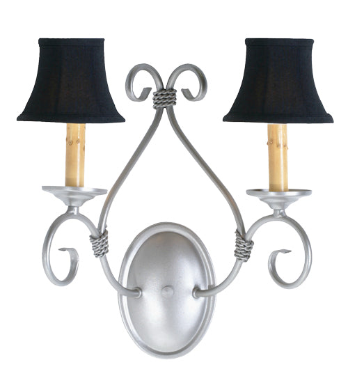 14" Wide Olivia 2 Light Wall Sconce