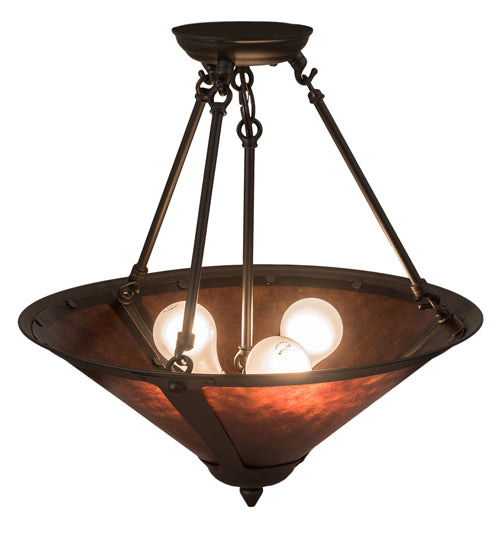 17" Wide Sutter Inverted Pendant