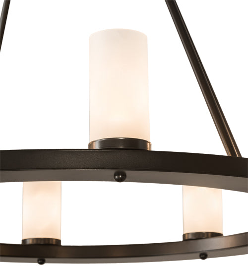 36" Wide Loxley 8 Lt Chandelier