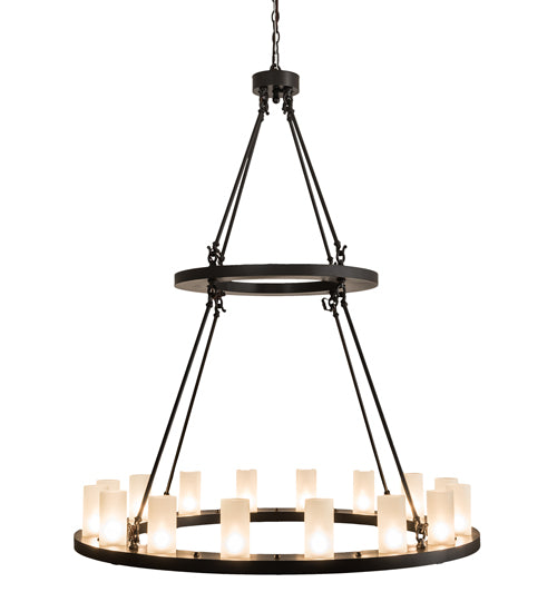 48" Wide Loxley 16 Lt Chandelier