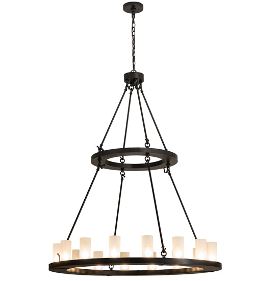 48" Wide Loxley 16 Lt Chandelier