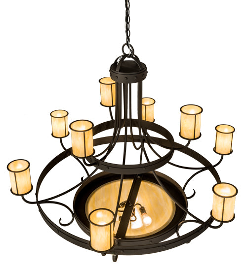 52" Wide Nehring 9 Lt Chandelier