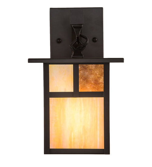 6.5"Wide Hyde Park "T" Mission Wall Sconce