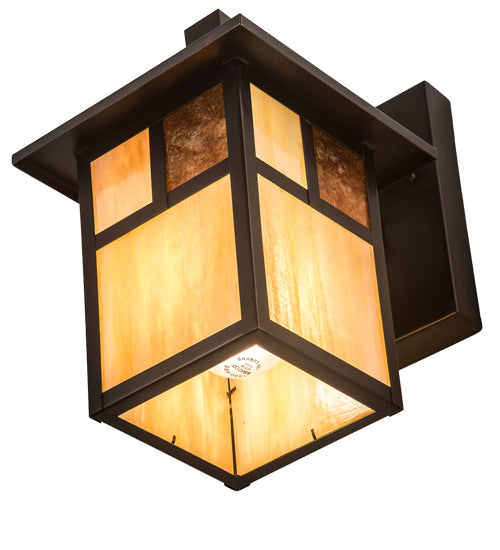 6.5"Wide Hyde Park "T" Mission Wall Sconce