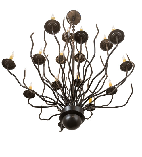 42"W Sycamore 16 Lt Chandelier