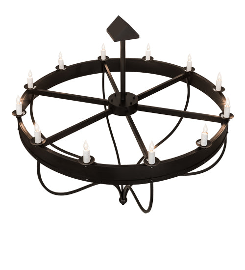 72" Wide Parnella 12 Light Chandelier