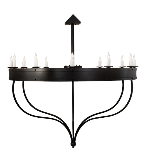 72" Wide Parnella 12 Light Chandelier