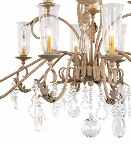 62" Long Windsor 14 Light Oblong Chandelier