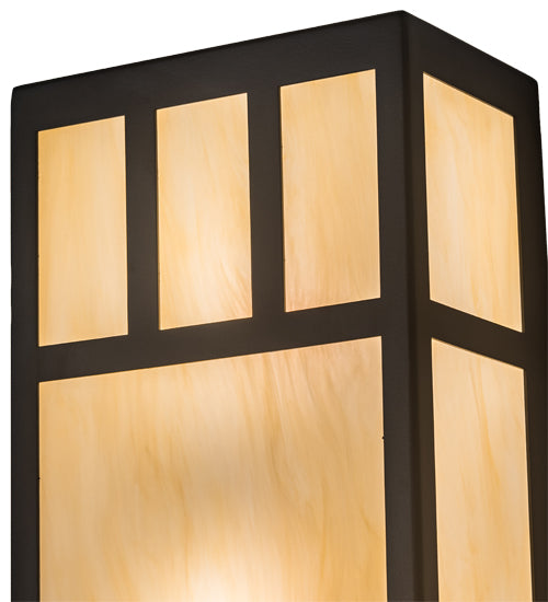 6.5" Wide Hyde Park Double Bar Mission Wall Sconce