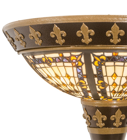 18" Wide Fleur-De-Lis Wall Sconce