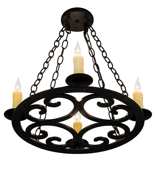 20" Wide Ashley 4 Lt Chandelier